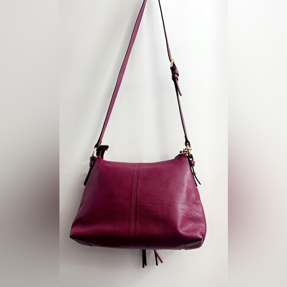 See By Chloé Burgundy Crossbody/shoulder Suede Leather bag  14” x 8” - Picture 15 of 16
